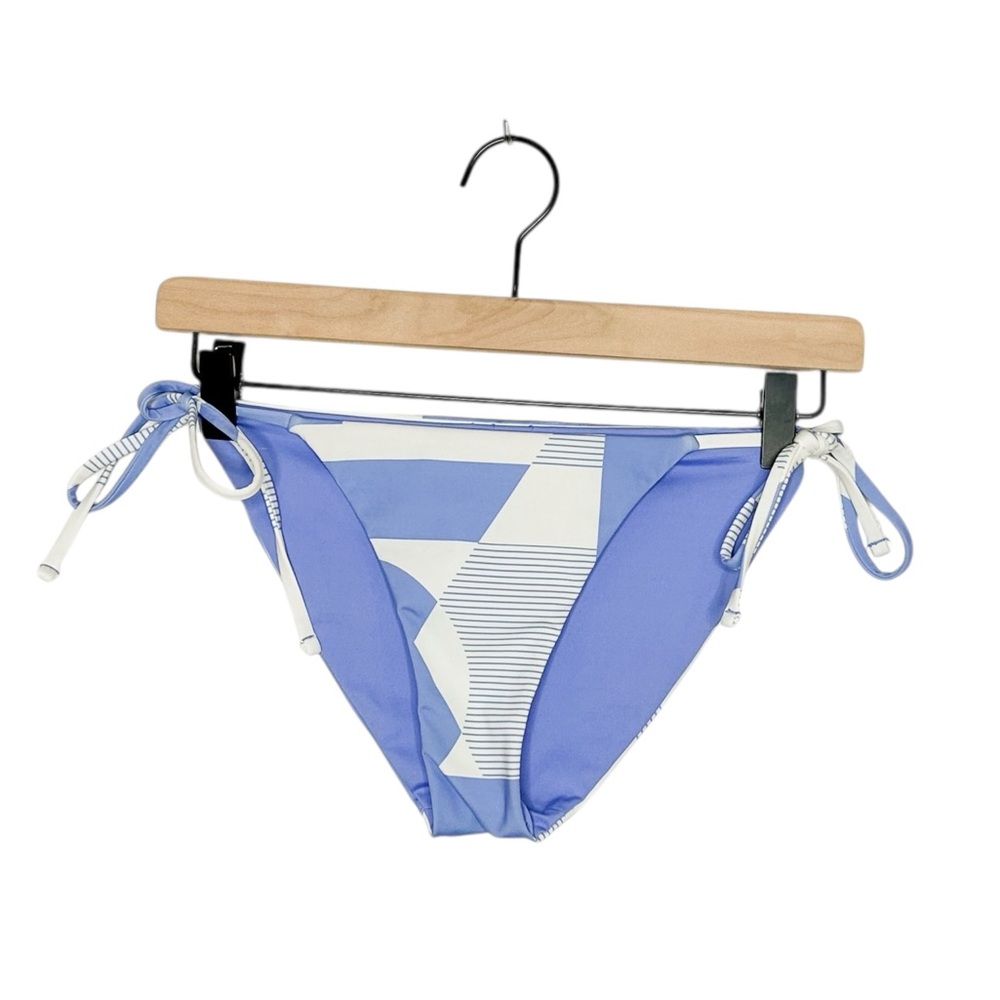 Hurley Womens Reversible Bikini Swimsuit Bottoms Periwinkle Pastel Purple Small